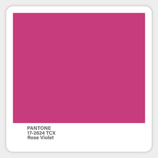 pantone 17-2624 TCX Rose Violet Sticker